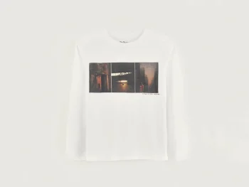 Sale Bellerose Kenno Lange Mouwen T-shirt White