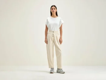 Outlet Bellerose Lilo Paperbag Broek Cream