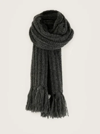 Sale Bellerose Lioko Geribbelde Sjaal Mid Grey