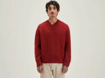 Sale Bellerose Liora V-hals Trui Mahogany