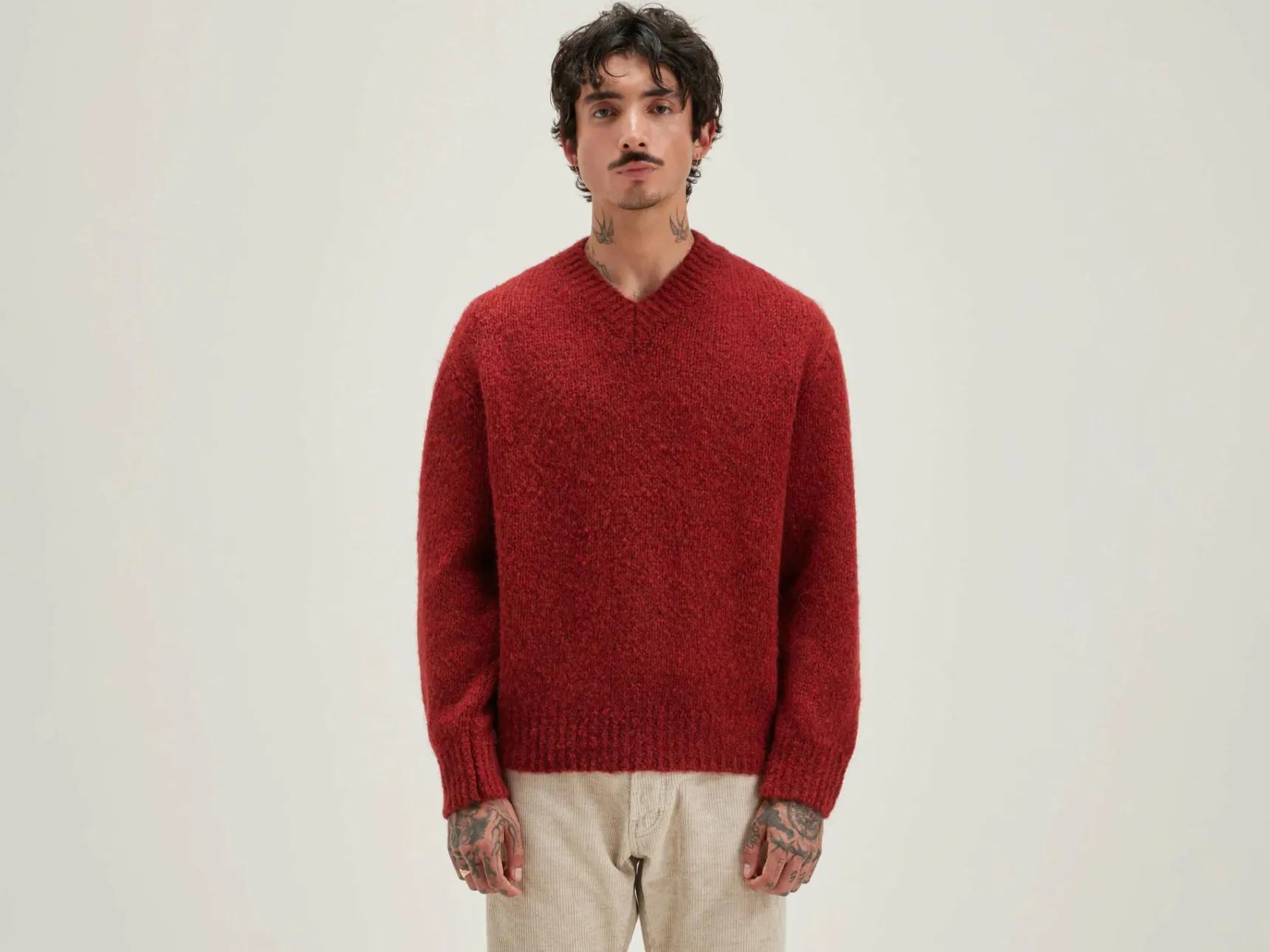 liora-v-hals-trui-rgynXiIv-0.webp Sale Bellerose Liora V-hals Trui Mahogany