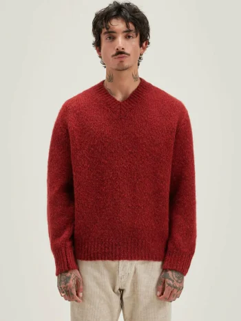 Sale Bellerose Liora V-hals Trui Mahogany