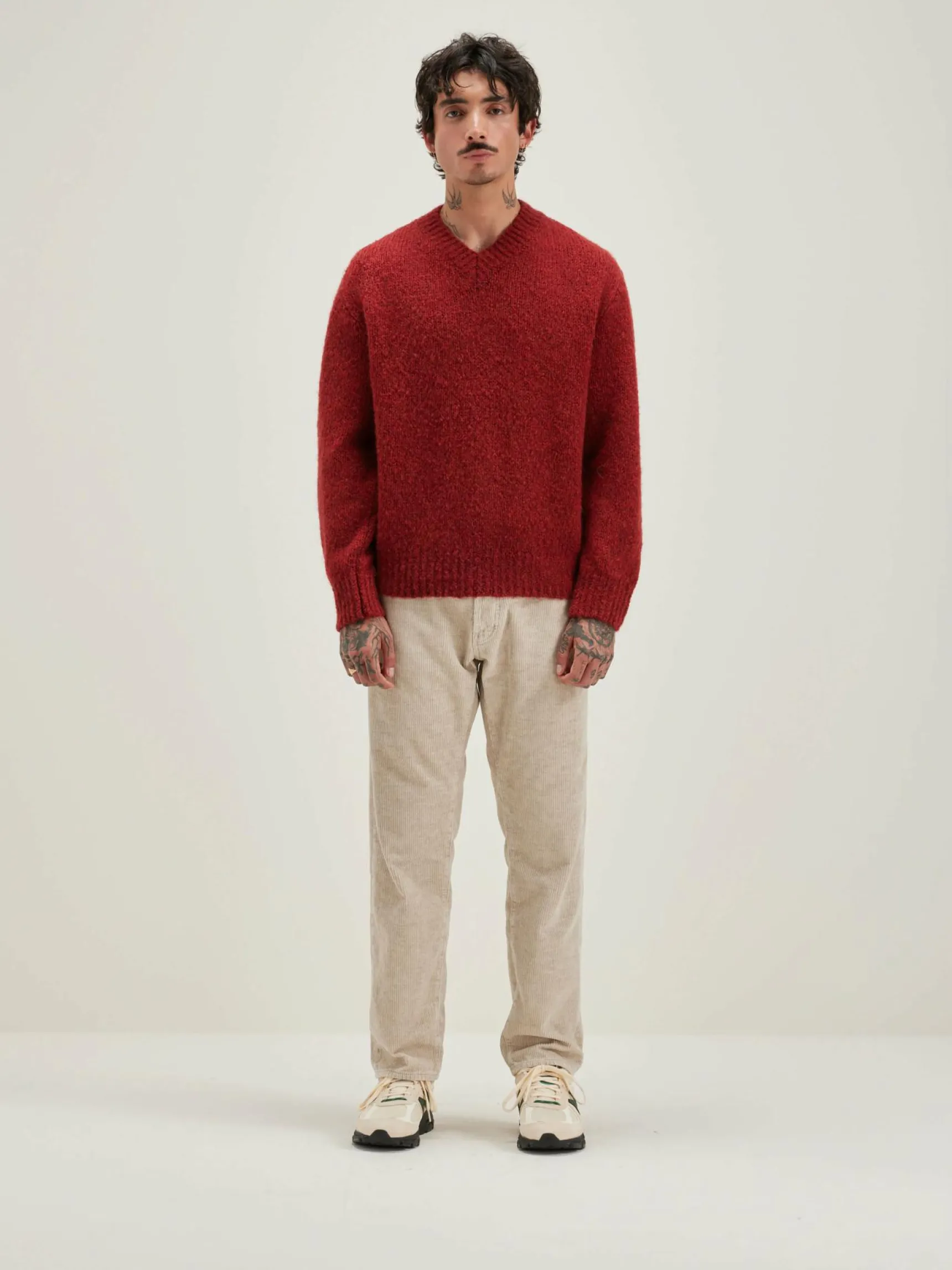 liora-v-hals-trui-rgynXiIv-2.webp Sale Bellerose Liora V-hals Trui Mahogany