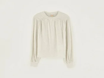 Discount Bellerose Marge Lange Mouwen T-shirt Oyster