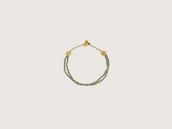 Fashion Mary Gaitaini MARY GAITANI Double Strand Pyrite Bracelet