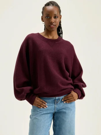 Online Bellerose Milos Ronde Hals Sweatshirt Wine
