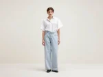 Fashion Bellerose Paty Wijde Jeans Used Light Blue