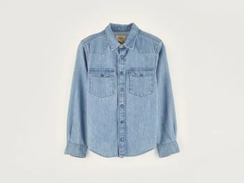 Sale Bellerose Peio Denim Hemd Bleach