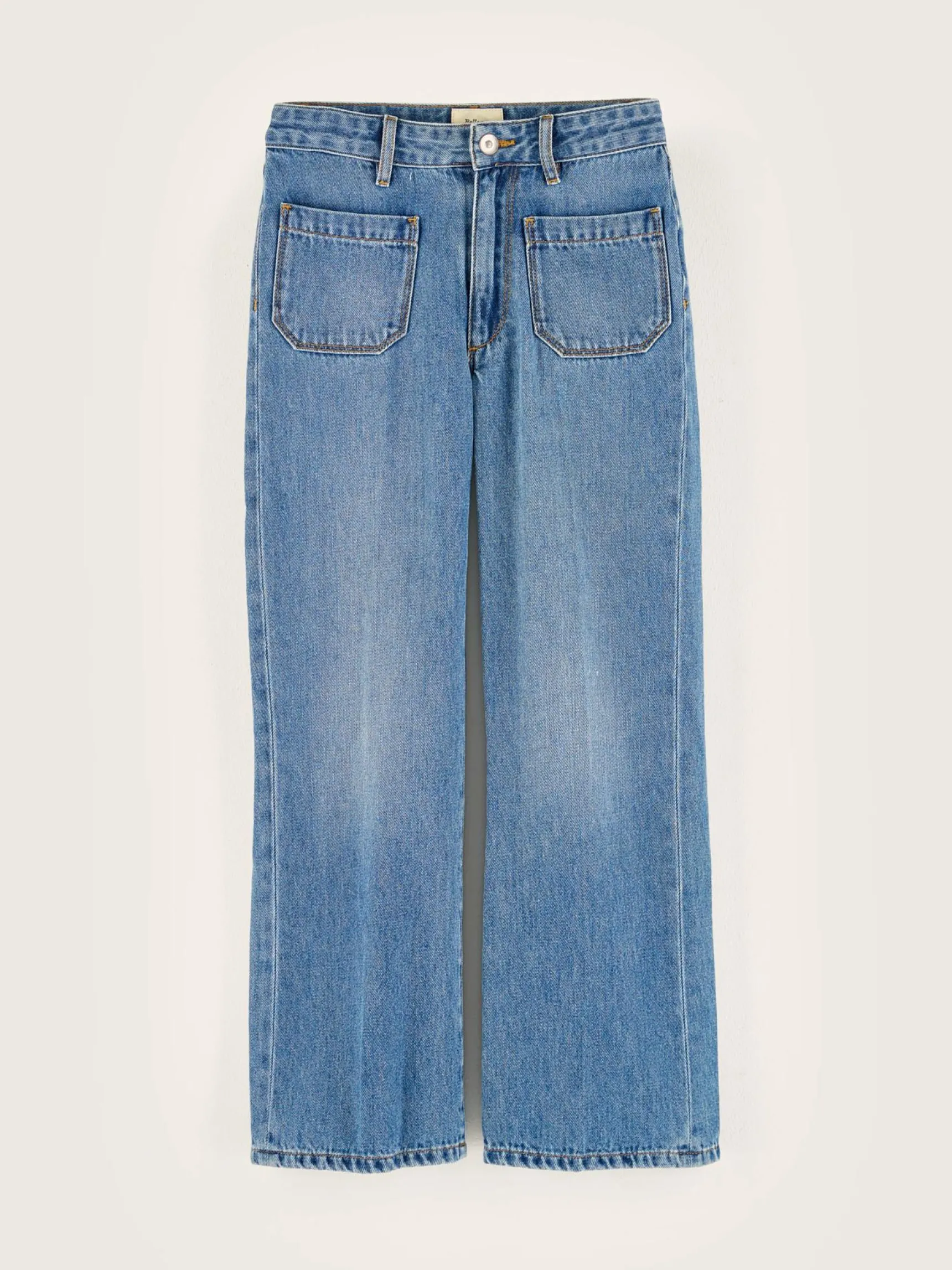 pepy-flared-jeans-GDRNFvgW-1.webp Sale Bellerose Pepy Flared Jeans Medium Blue Bleach