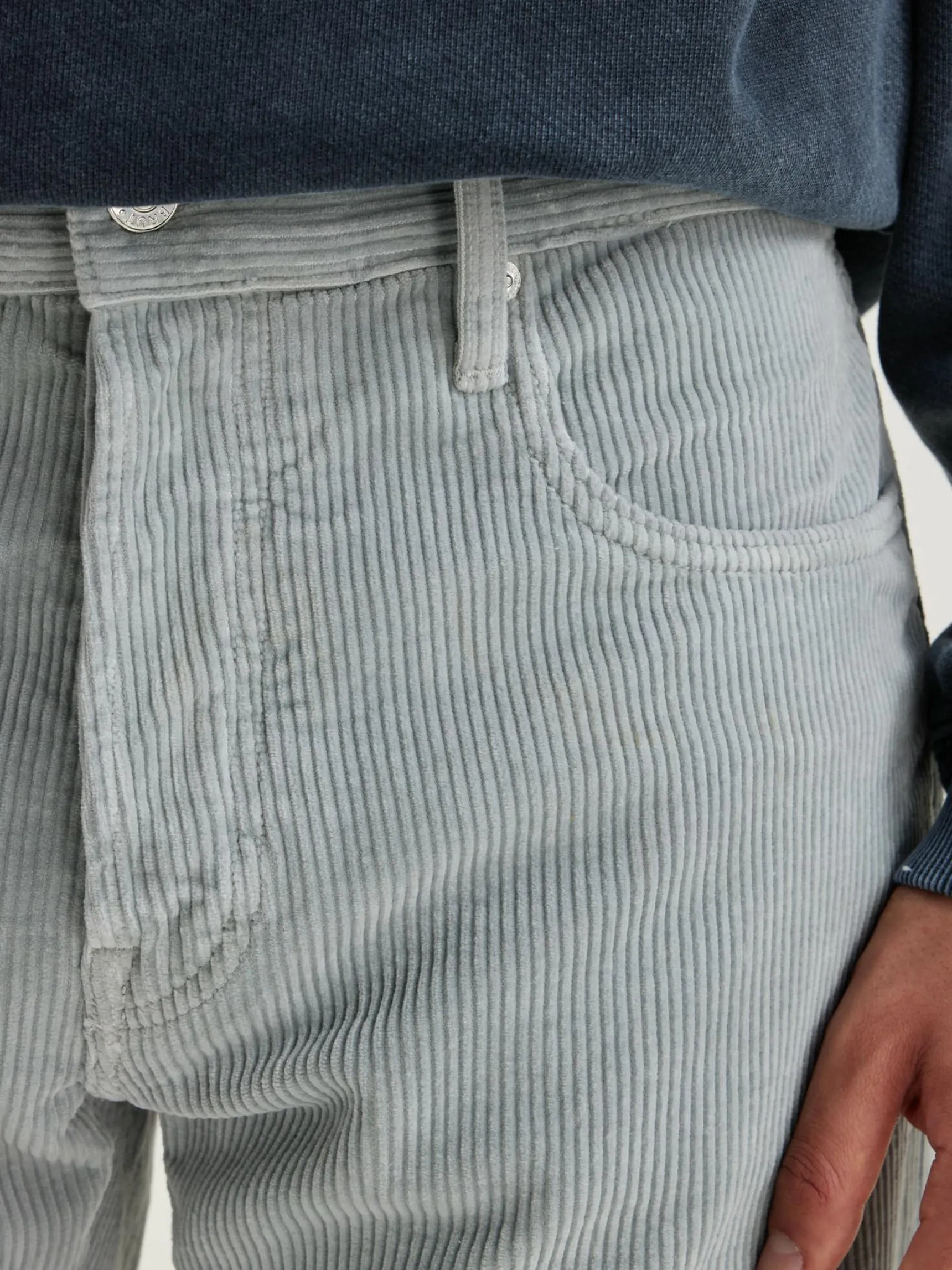 percy-dad-style-broek-jHHJfwaJ-2.webp Outlet Bellerose Percy Dad-style Broek Blue Fog