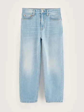 Fashion Bellerose Peters Wijde Jeans Light Blue Bleach