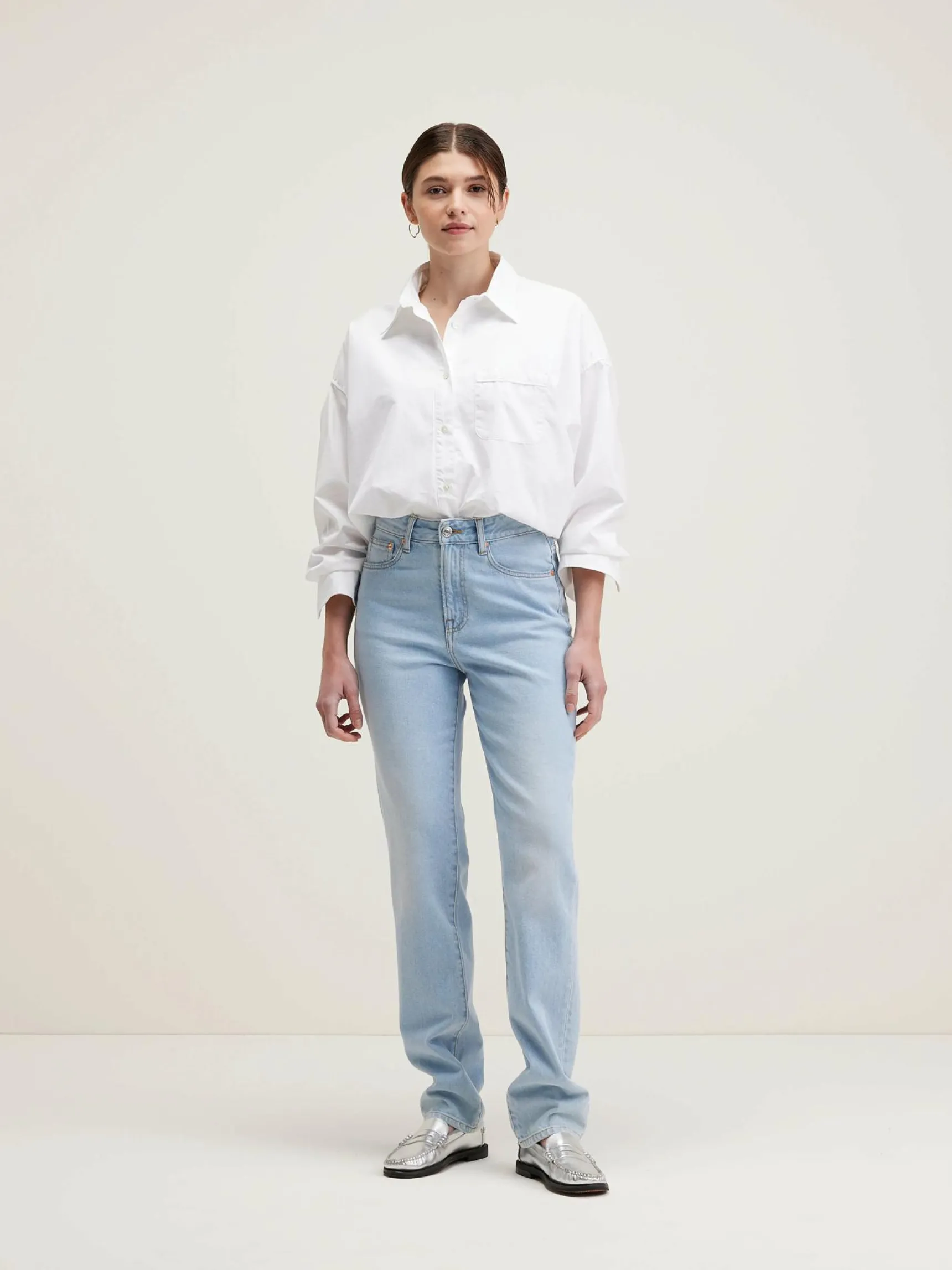 ping-slim-jeans-aeTLDzDd-1.webp Online Bellerose Ping Slim Jeans Light Blue Bleach