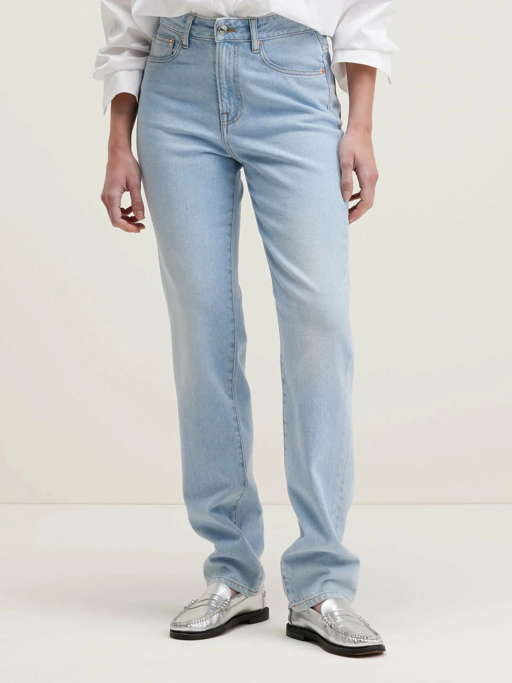 ping-slim-jeans-aeTLDzDd-2.webp Online Bellerose Ping Slim Jeans Light Blue Bleach
