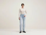 Outlet Bellerose Pony Lange Rechte Jeans Used Light Blue