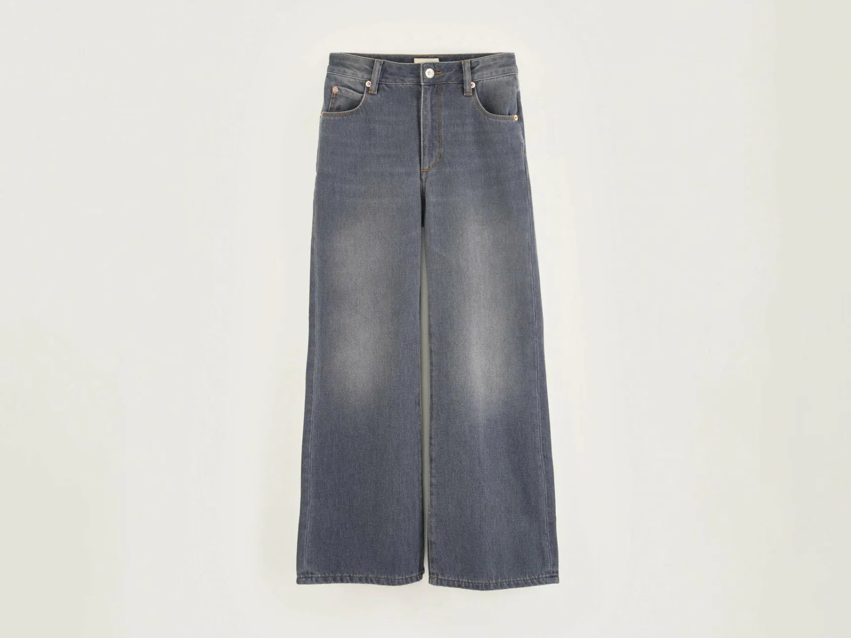 popies-flared-jeans-ZRIeLUYJ-0.webp Discount Bellerose Popies Flared Jeans Used Grey