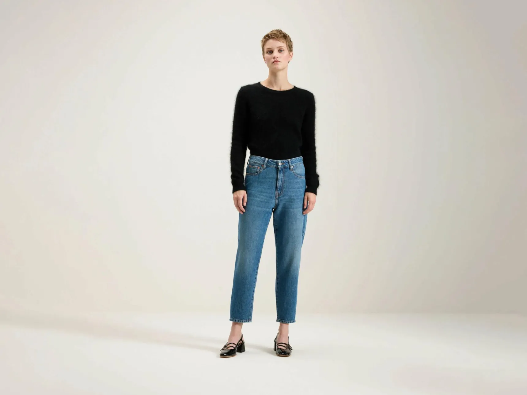 puddy-tapered-cropped-jeans-UGaHfEEV-0.webp Outlet Bellerose Puddy Tapered Cropped Jeans