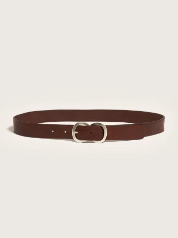 Fashion Bellerose Sabas Leren Riem Brown