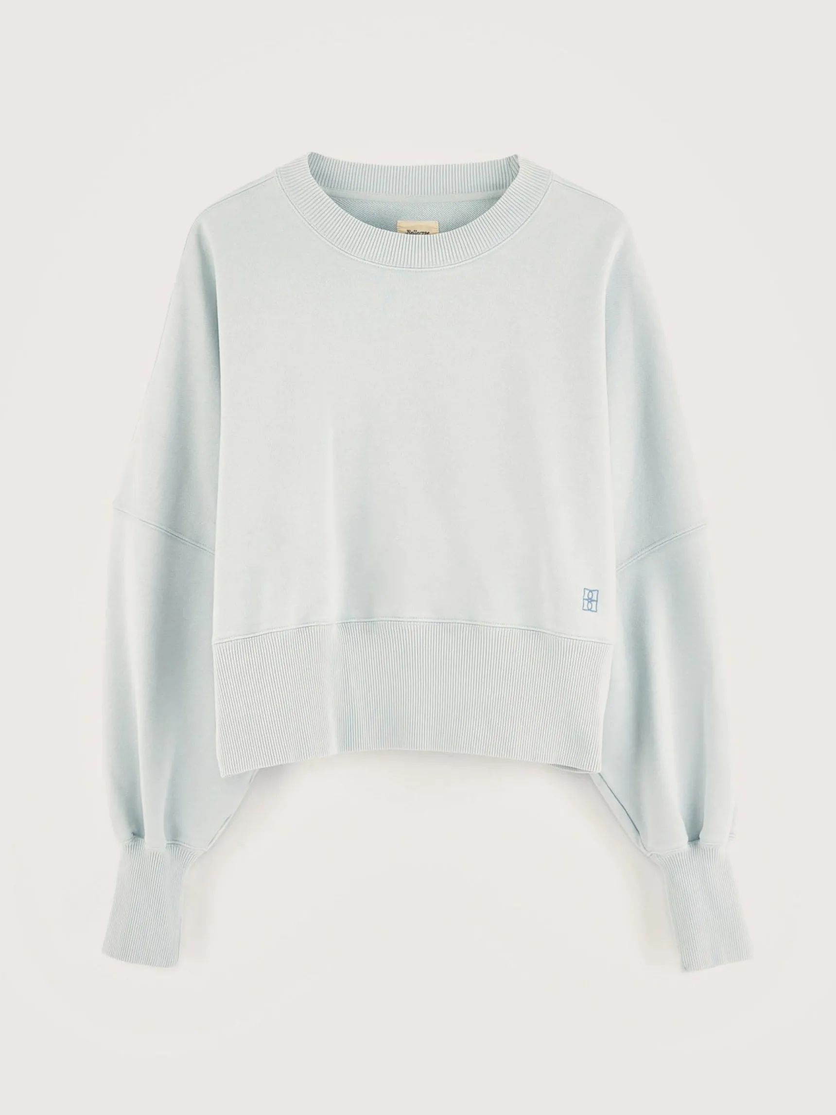 salva-cropped-sweatshirt-amISsKqF-5.webp Hot Bellerose Salva Cropped Sweatshirt Givre