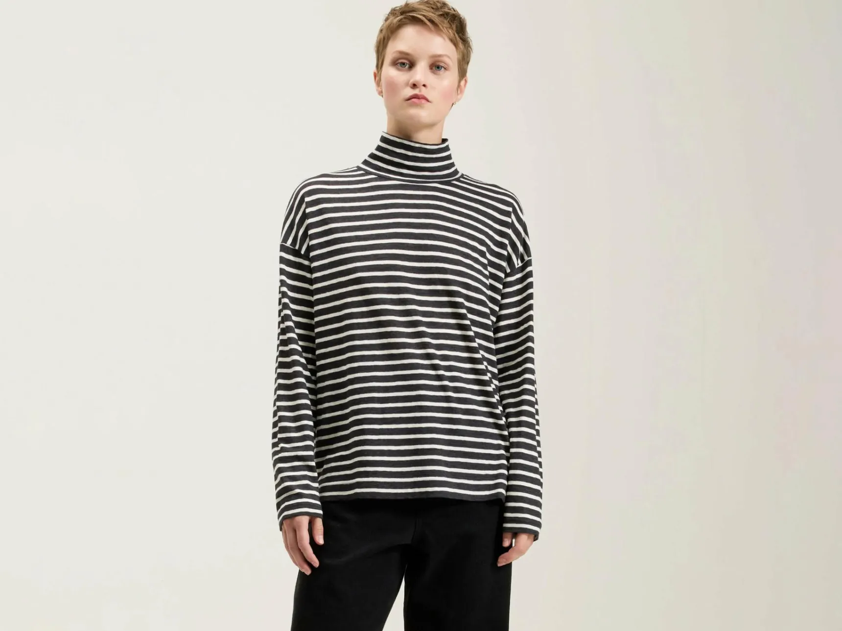 sarahwear-foggy-gestreepte-col-SKHzZLmN-0.webp Hot Sarahwear Foggy Gestreepte Coltrui T-shirt