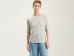 Sale Bellerose Seas Slim T-shirt Heather Grey