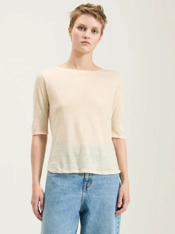 Online Bellerose Seas Slim T-shirt Ecru