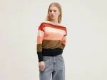 New Bellerose Senia Relaxed Linnen T-shirt Black Beauty / Light Rose / Military