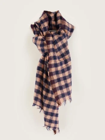 Outlet Bellerose Sidar Geweven Sjaal Flash Wash / Naval