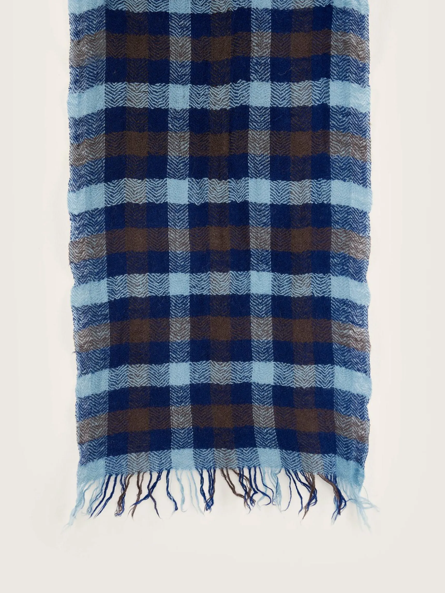 sidy-geruit-sjaal-cgGecszq-2.webp Discount Bellerose Sidy Geruit Sjaal Deep Grey / Worker