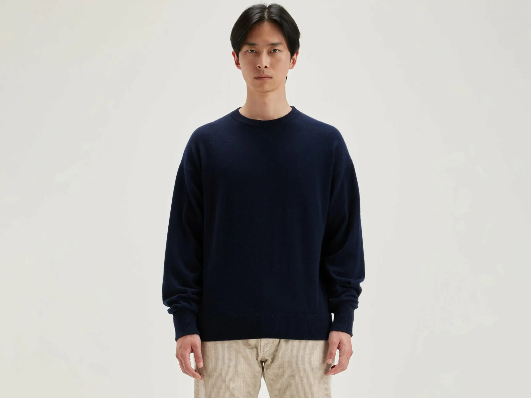 slamy-ronde-hals-trui-mPrXzwwe-0.webp Outlet Bellerose Slamy Ronde Hals Trui Navy