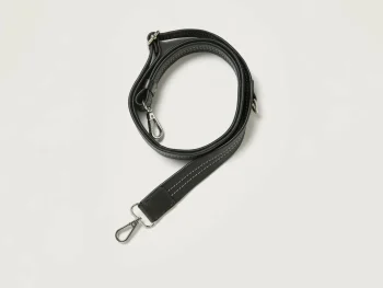 Clearance Bellerose Sogo Verstelbare Leren Strap Black