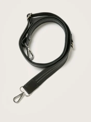 Clearance Bellerose Sogo Verstelbare Leren Strap Black