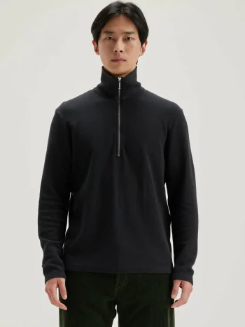 Clearance Bellerose Spence T-shirt Met Rits Navy