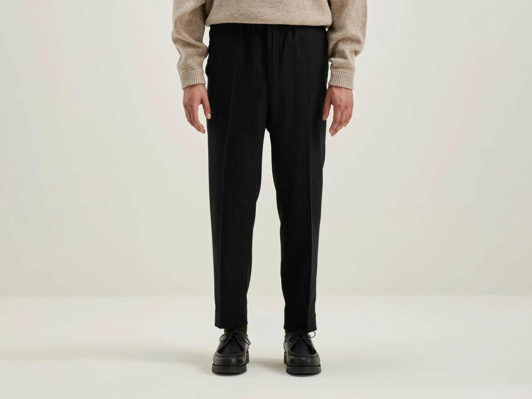 stanford-tapered-broek-hIheWBbM-0.webp Discount Bellerose Stanford Tapered Broek Black Beauty