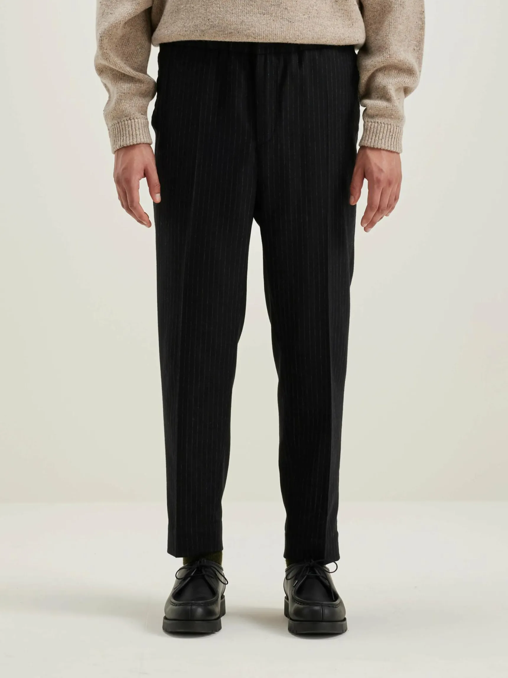 stanford-tapered-broek-hIheWBbM-1.webp Discount Bellerose Stanford Tapered Broek Black Beauty