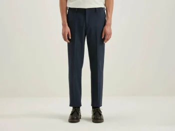 New Bellerose Stanley Slim Broek Navy