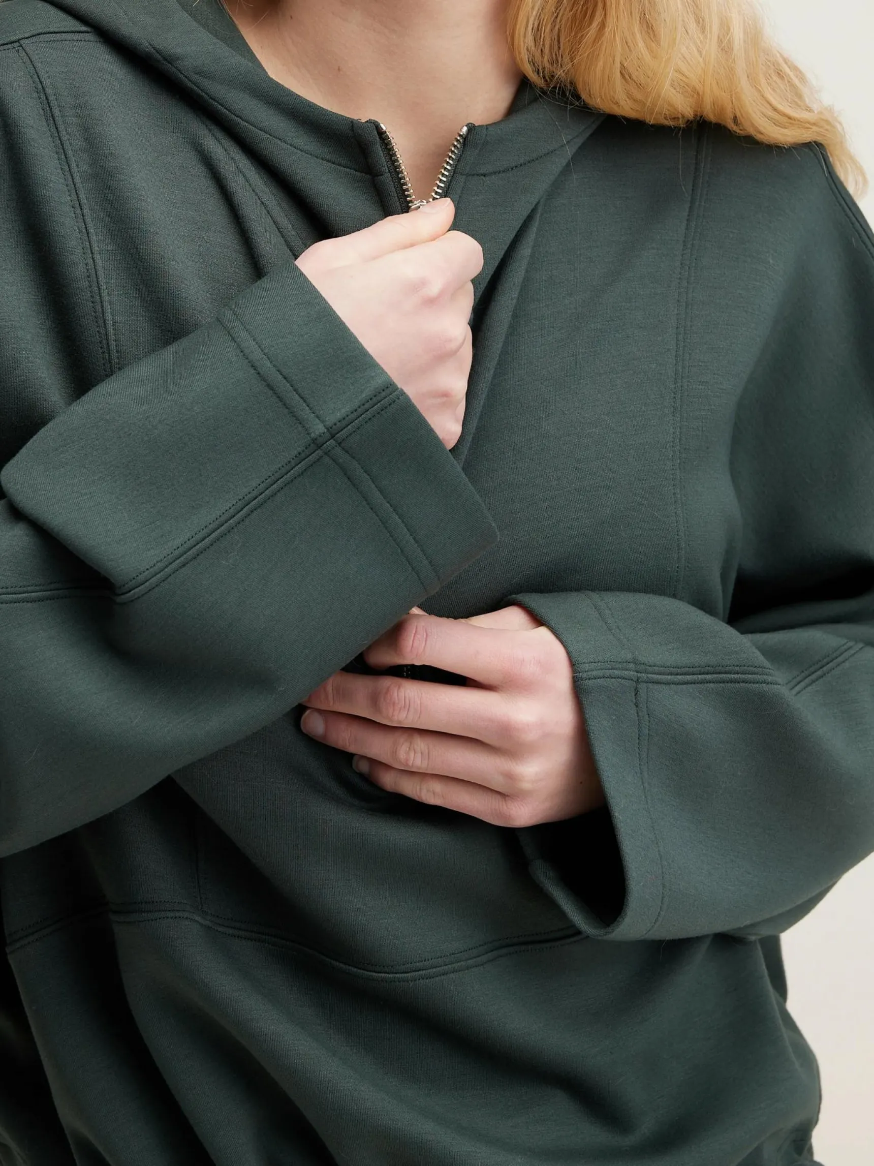 tates-hoodie-met-wijde-mouwen-SryASVXf-4.webp Outlet Bellerose Tates Hoodie Met Wijde Mouwen Hunter