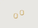 Discount Ten Jewellery TEN Oblong Gold Oorbellen