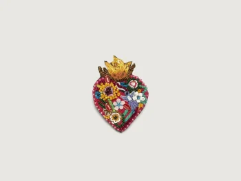 Sale Trovelore Flaming Heart Broche