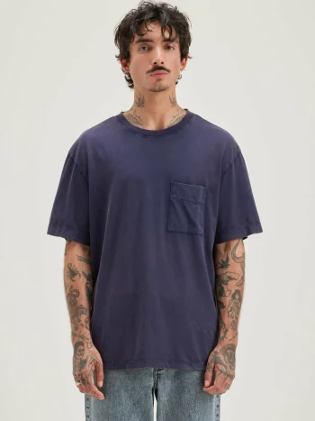 Discount Bellerose Vanick Korte Mouwen T-shirt Ink