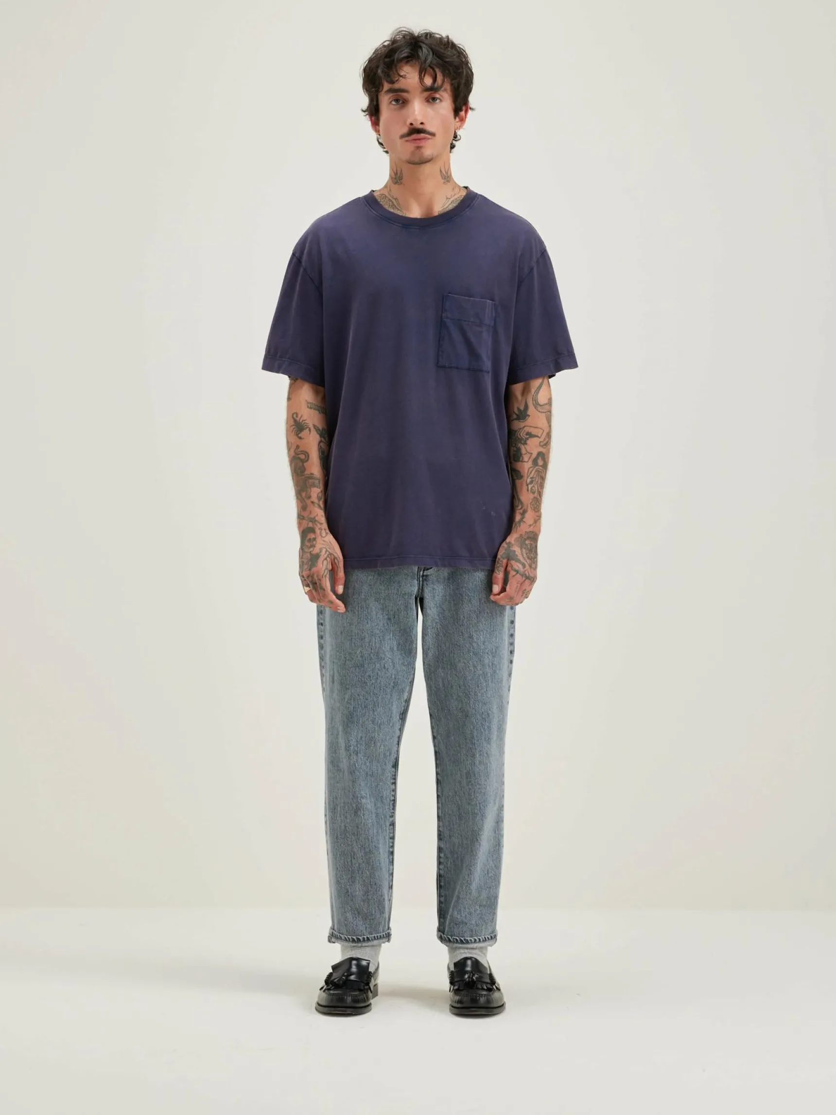 vanick-korte-mouwen-t-shirt-HFCZIJFG-2.webp Discount Bellerose Vanick Korte Mouwen T-shirt Ink