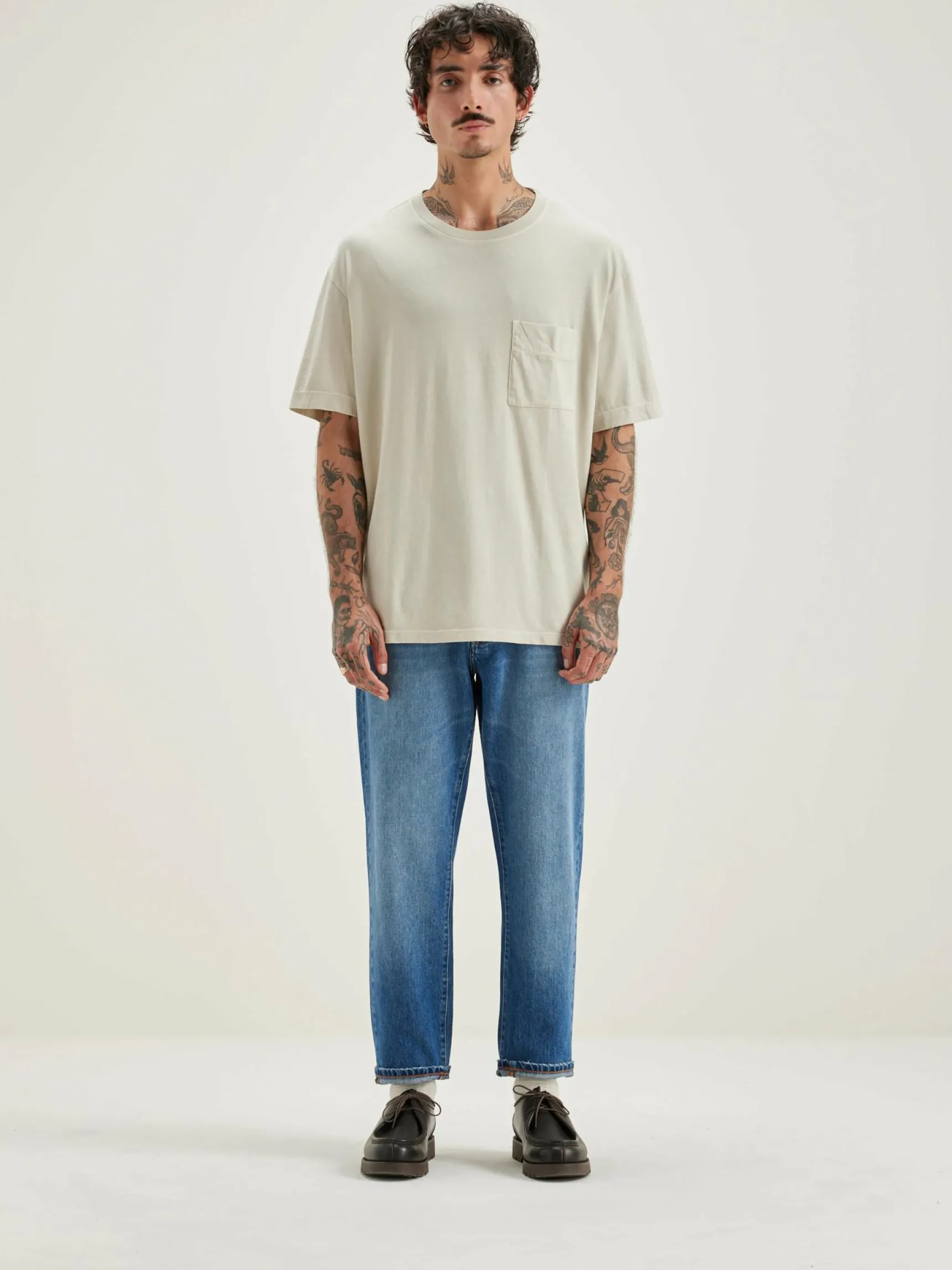 vanick-korte-mouwen-t-shirt-vwpygAuL-2.webp Clearance Bellerose Vanick Korte Mouwen T-shirt Sand