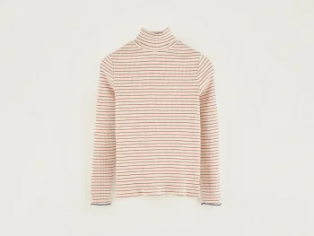 New Bellerose Velfie Lange Mouwen T-shirt Ketchup / Shell
