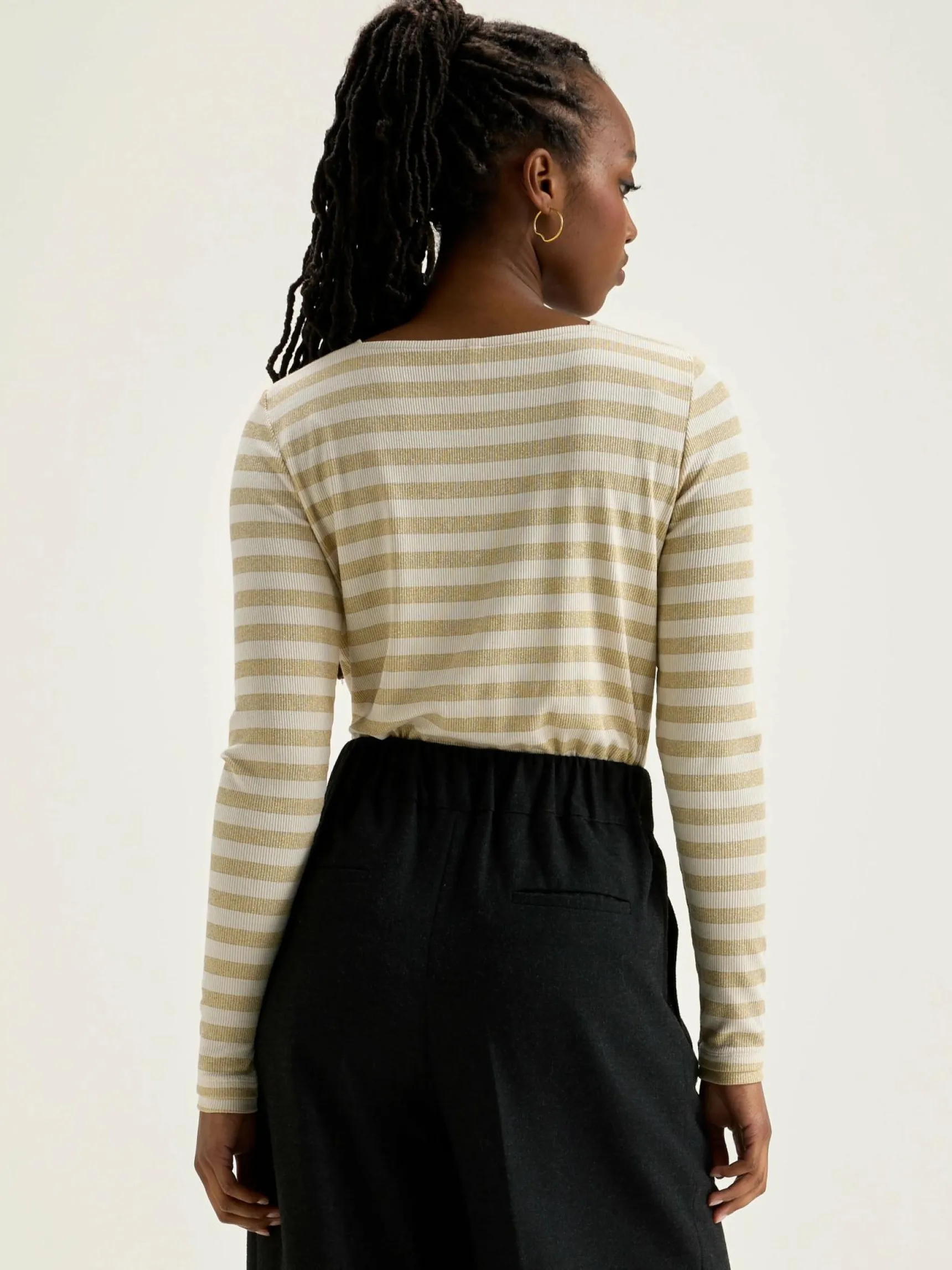 veras-slim-t-shirt-AnuTuFEC-3.webp Fashion Bellerose Veras Slim T-shirt Antique White / Oatmeal