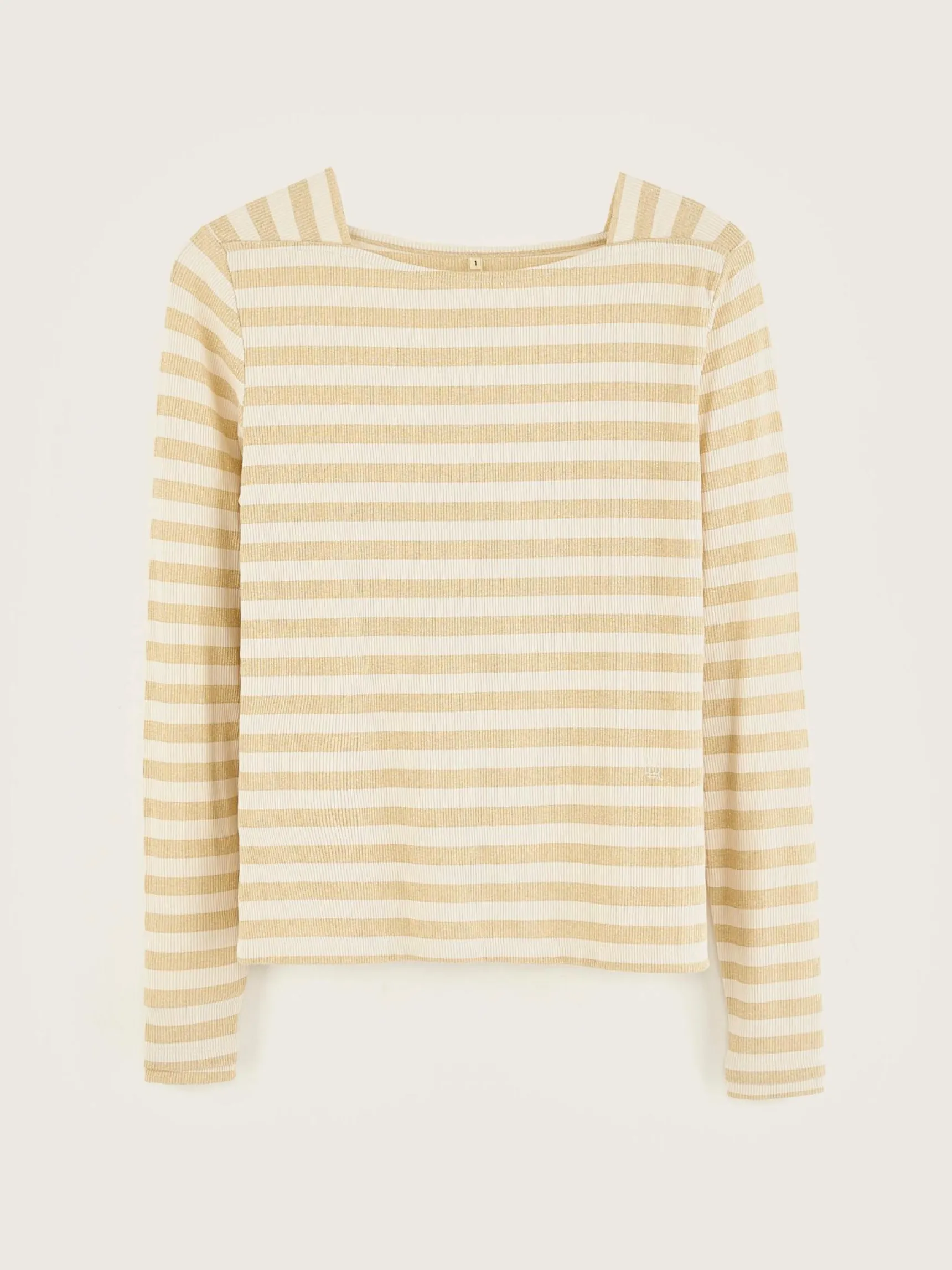 veras-slim-t-shirt-AnuTuFEC-6.webp Fashion Bellerose Veras Slim T-shirt Antique White / Oatmeal