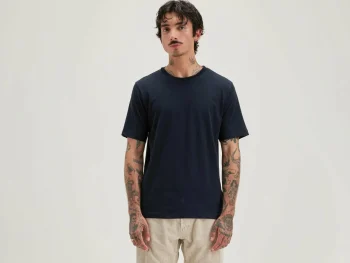 Clearance Bellerose Vinx Korte Mouwen T-shirt Navy