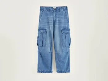 Sale Bellerose Wessel Cargo-stijl Broek Blue
